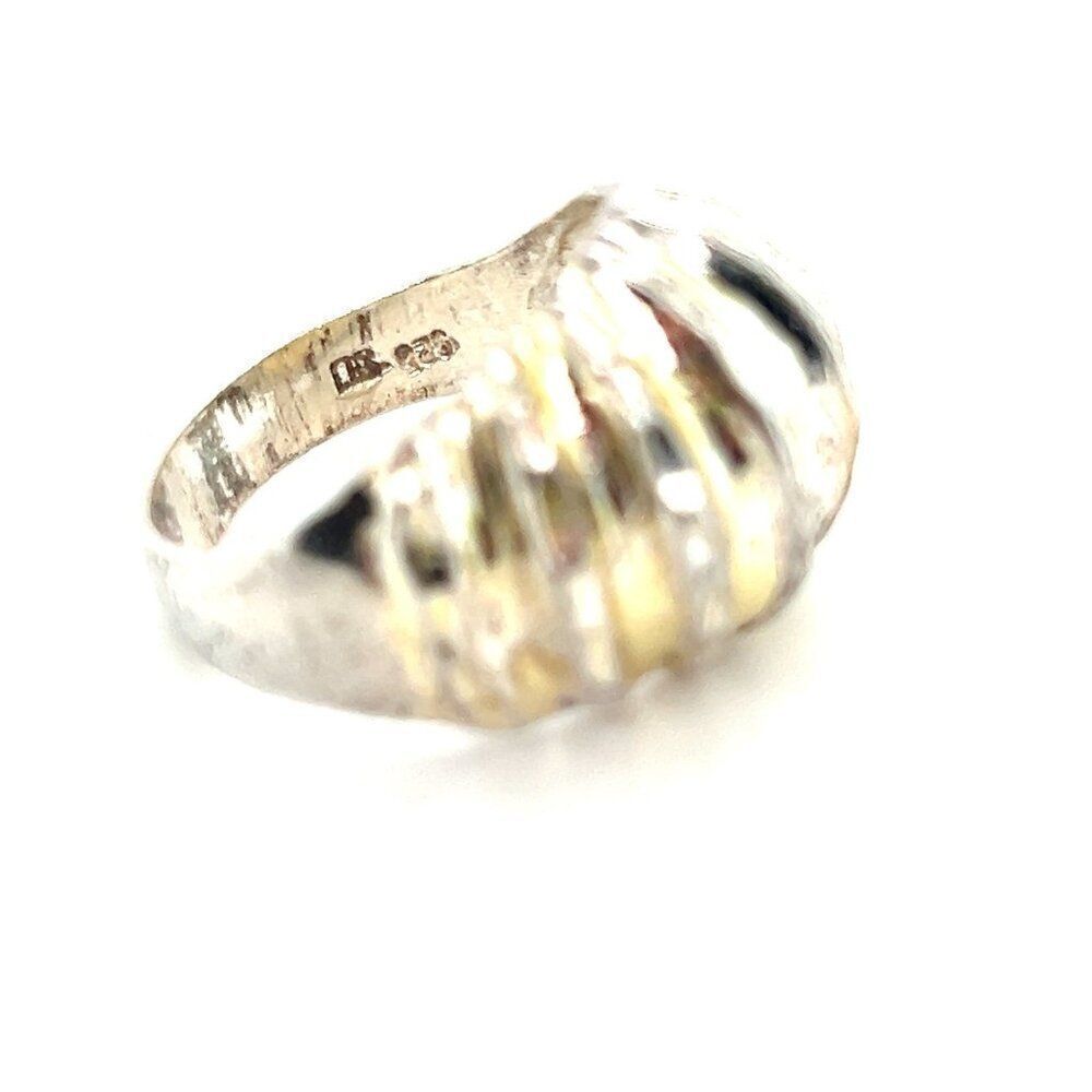 Silver 925 Dome Ring - Picture 2 of 4